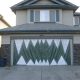 Halloween garage door decoration - Monster mouth